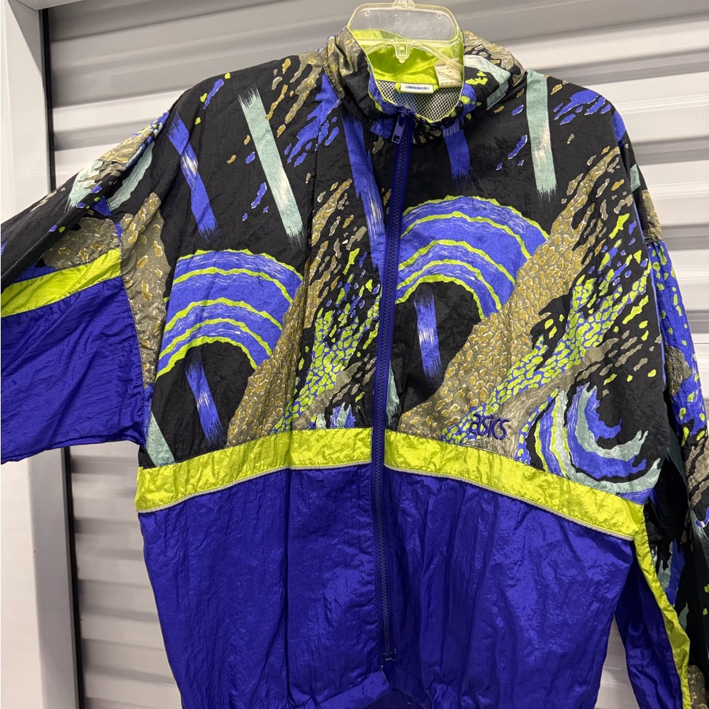 Asics Multicolor Abstract Windbreaker